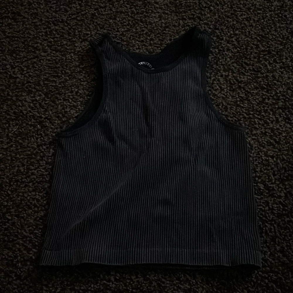 black tank top